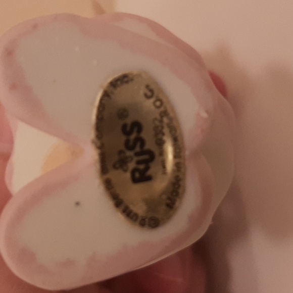 Russ Miss December Calender Girl Sash 1960s Happy Little Girl Vintage Figurine - Picture 6 of 6